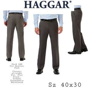 Cool 18® Pro Heather PantClassic Fit, Flat Front